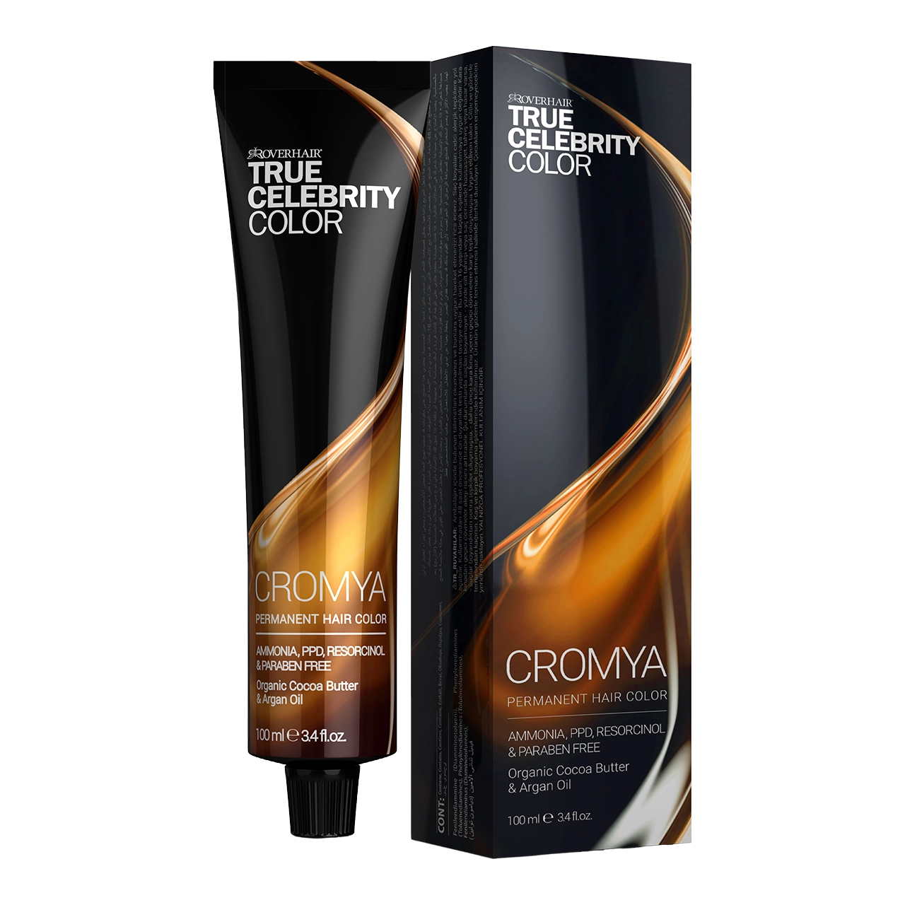 Cromya Ammonia Free Hair Color 4/38 Amber Chestnut 100ml