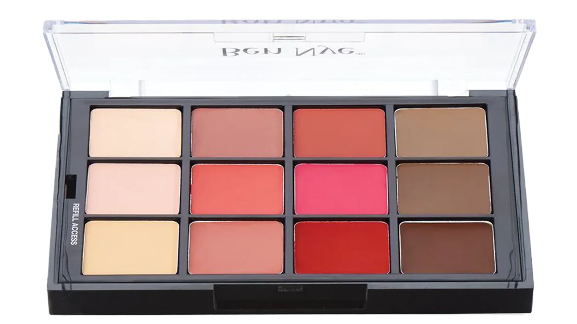 Studio Color Light-Medium Blush+Contour Palette STP11
