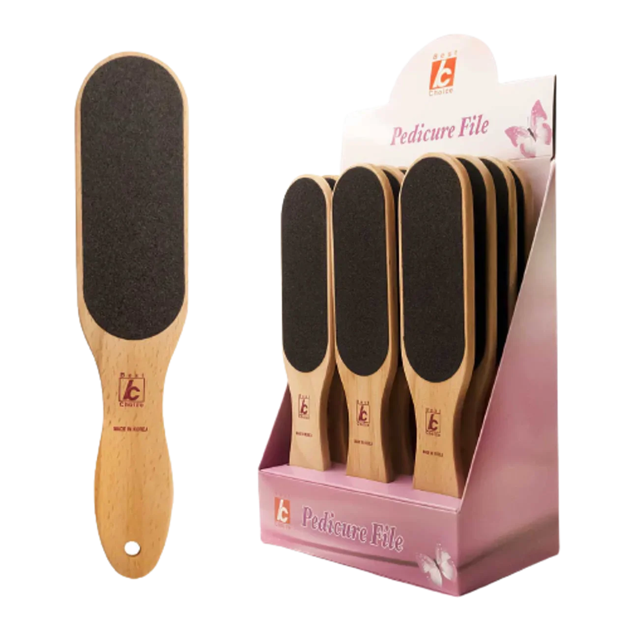 Big Wooden Handle Foot File