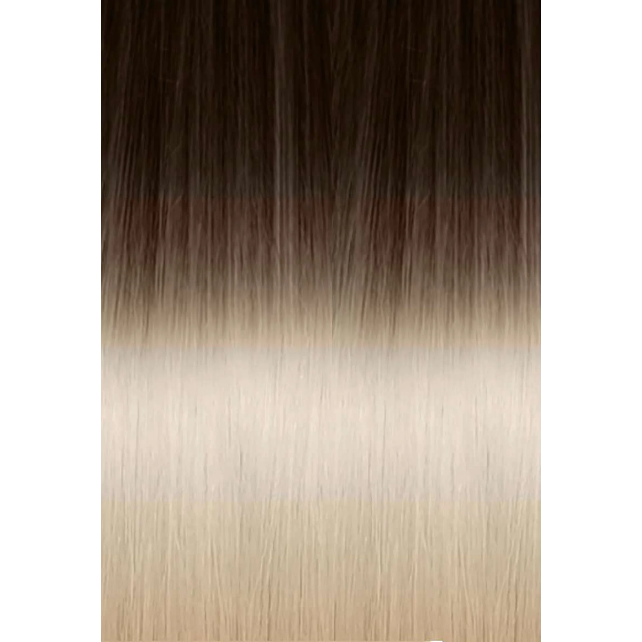 Tape-in Classic Hair Extension 6 Strands Ombre 4/1001 Brown/Platinum Blonde 50/55CM 15GR