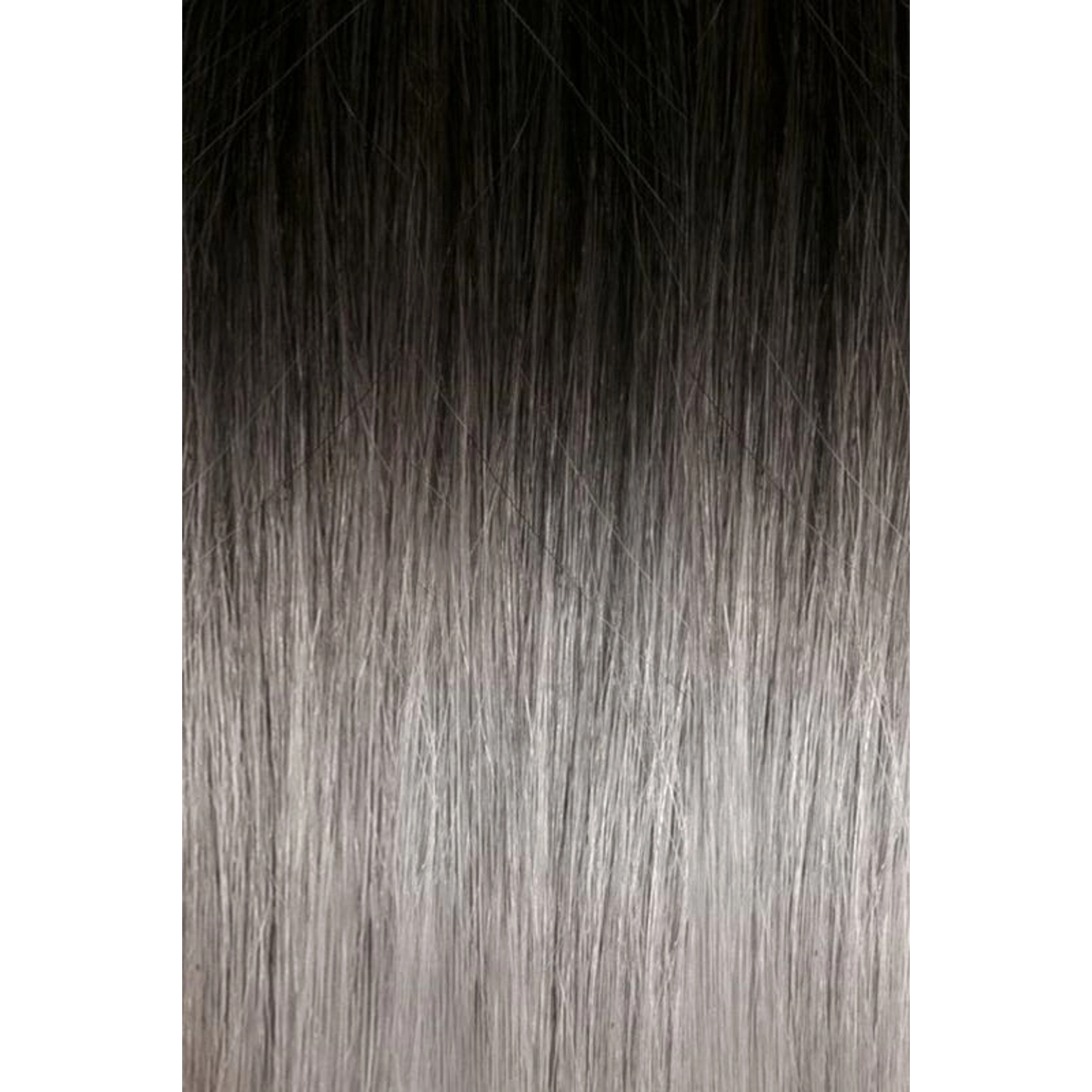 Tape-in Russian Hair Extension 6 PCS Ombre 1B/SIL Silver Black/Silver 55CM