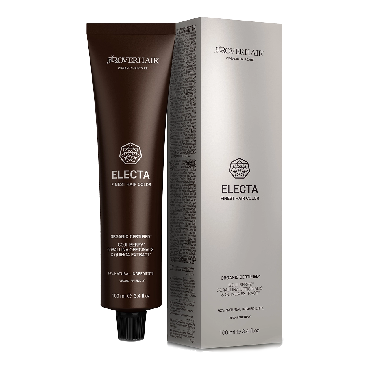 Roverhair Electa Finest Hair Color  4/0 Chestnut 100ml
