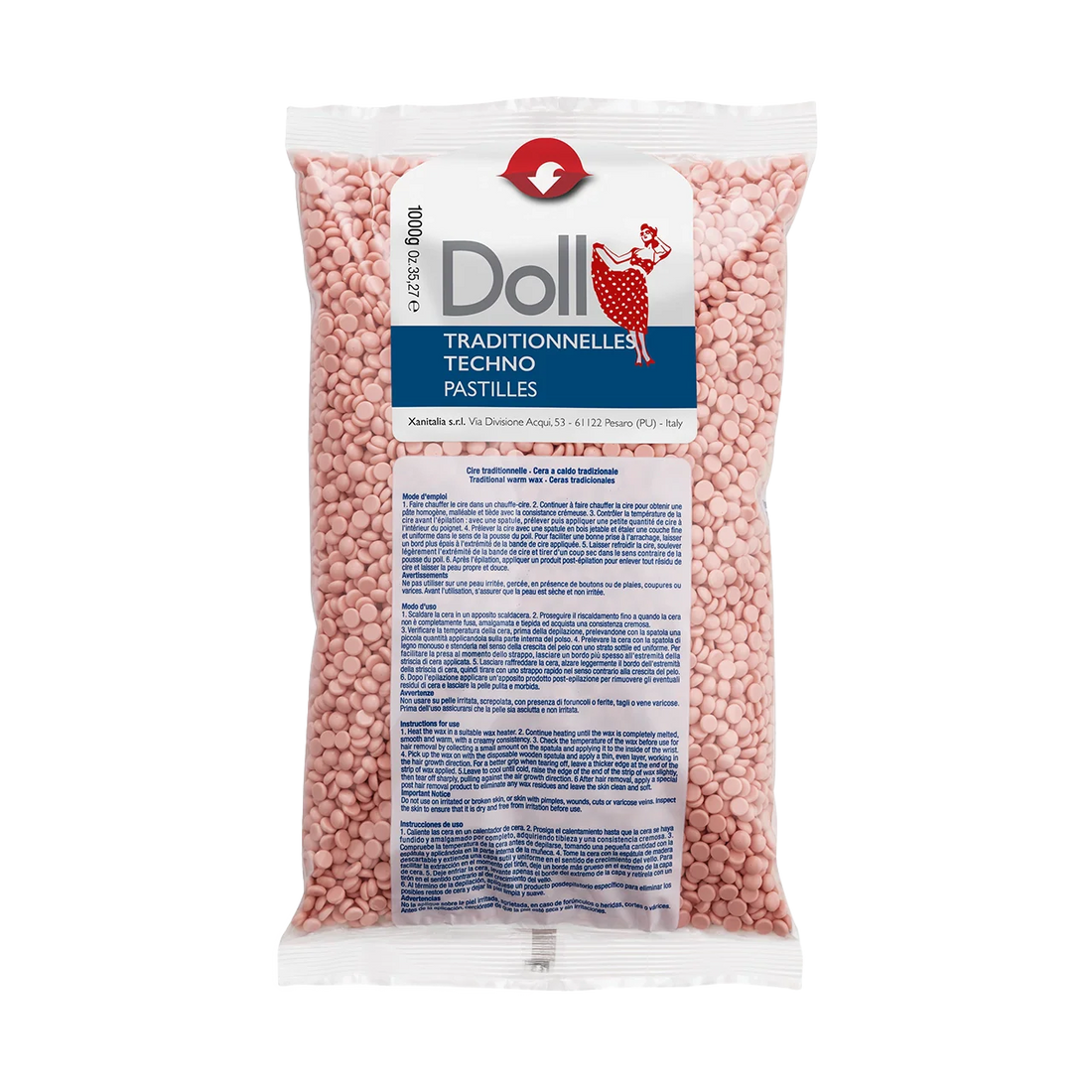 Titanium Rose Non-strip Traditional Wax Pastilles 1kg