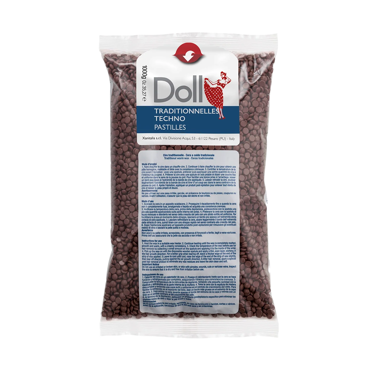 Chocolate Non-strip Traditional Wax Pastilles 1kg