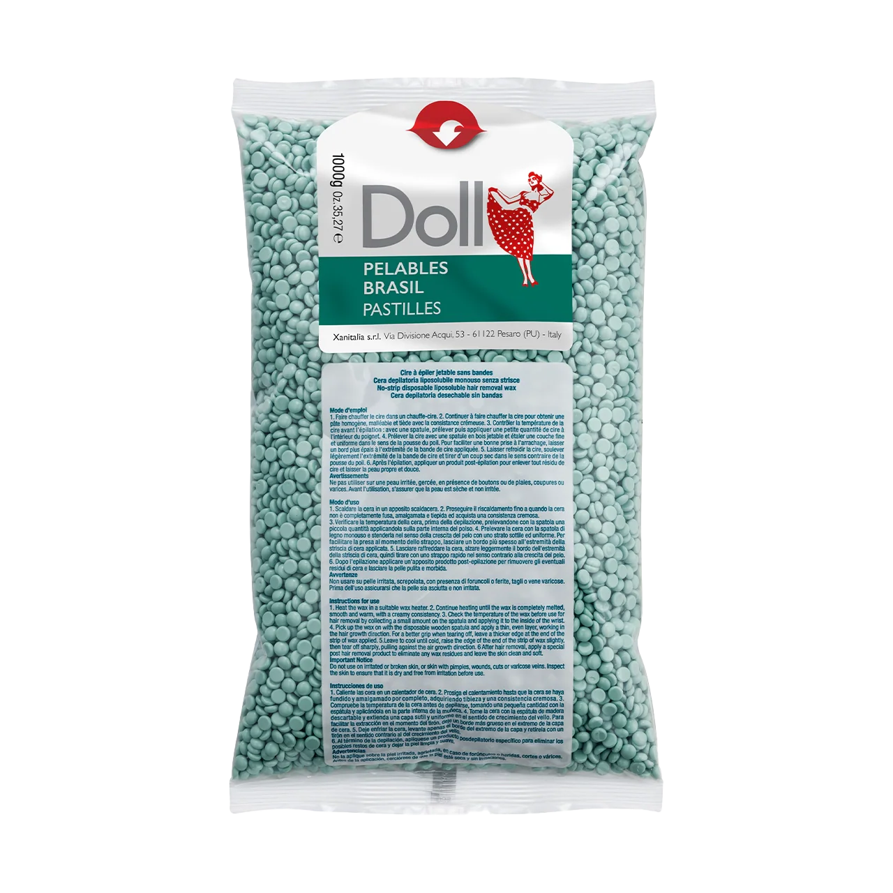 Aloe Vera Non-Strip Pelables Wax Pastilles 1kg
