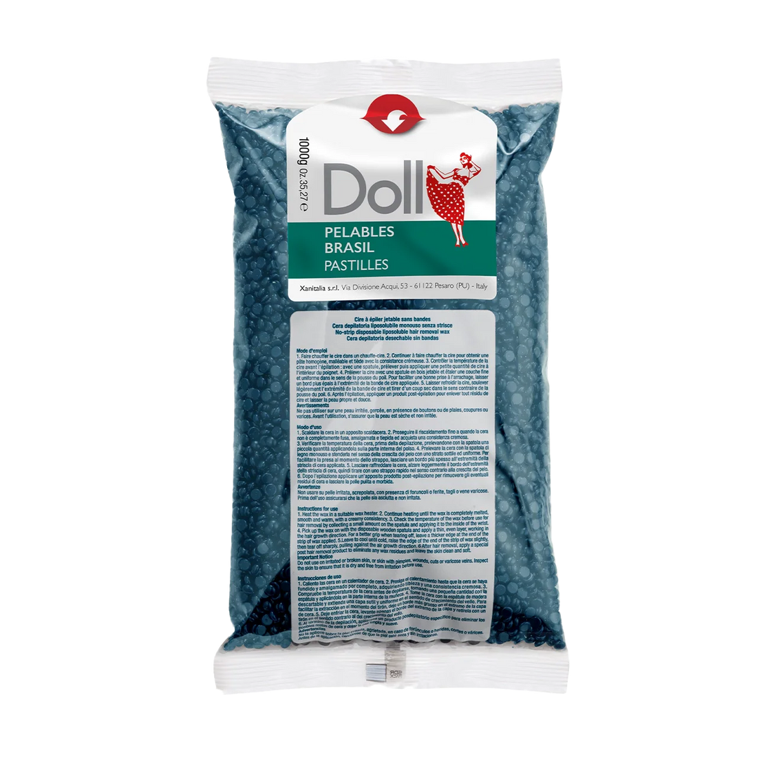 Azulene Non-Strip Pelables Wax Pastilles 1kg