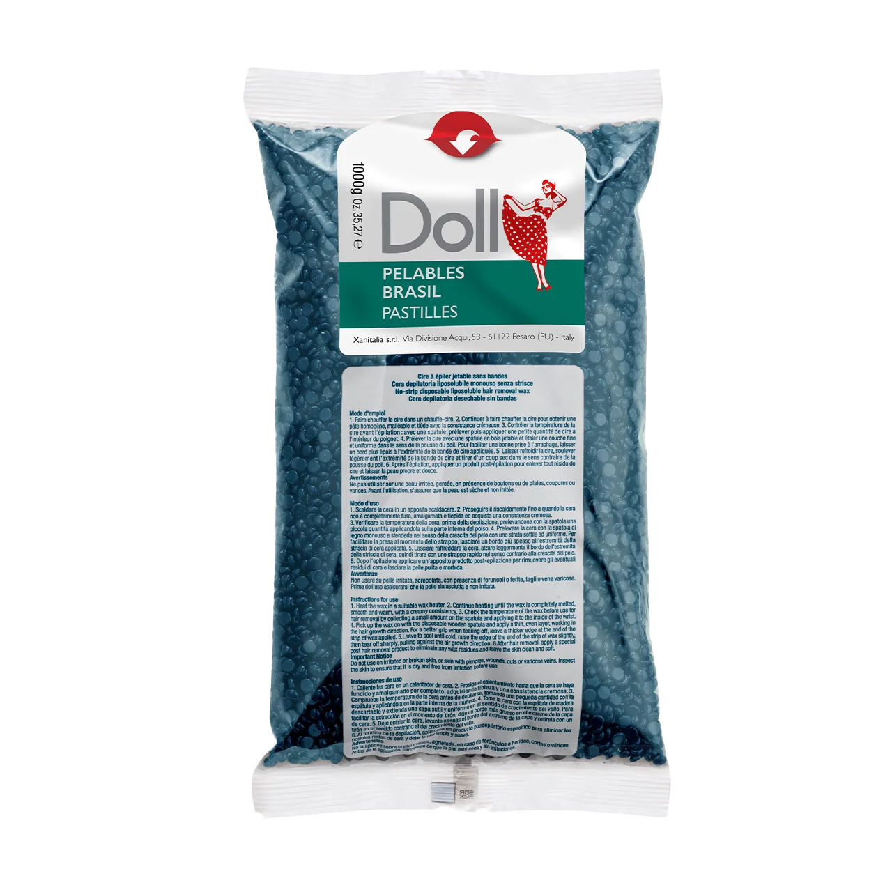 Azulene Non-Strip Pelables Wax Pastilles 1kg