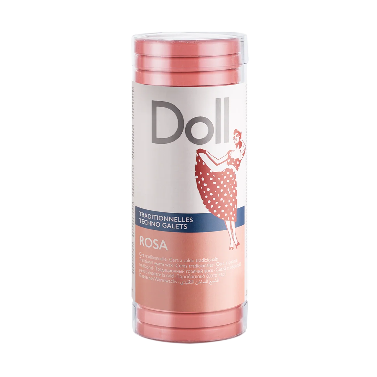 Rose Non-Strip Wax Galets 400g