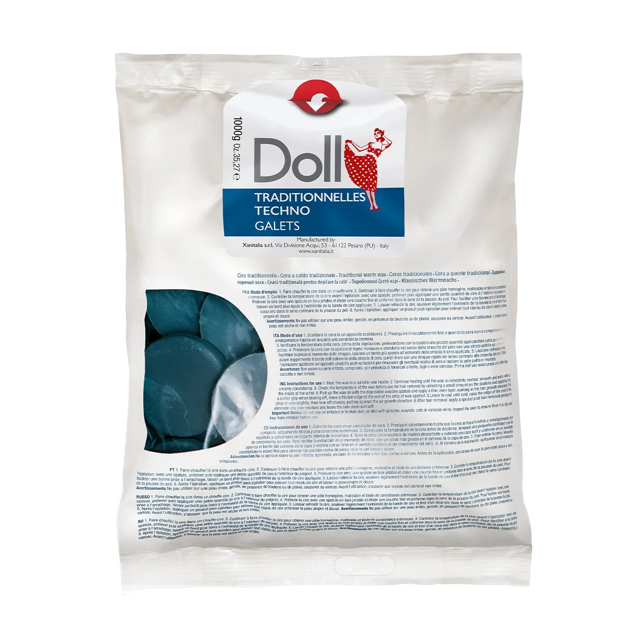 Azulene Non-Strip Wax Galets 1kg