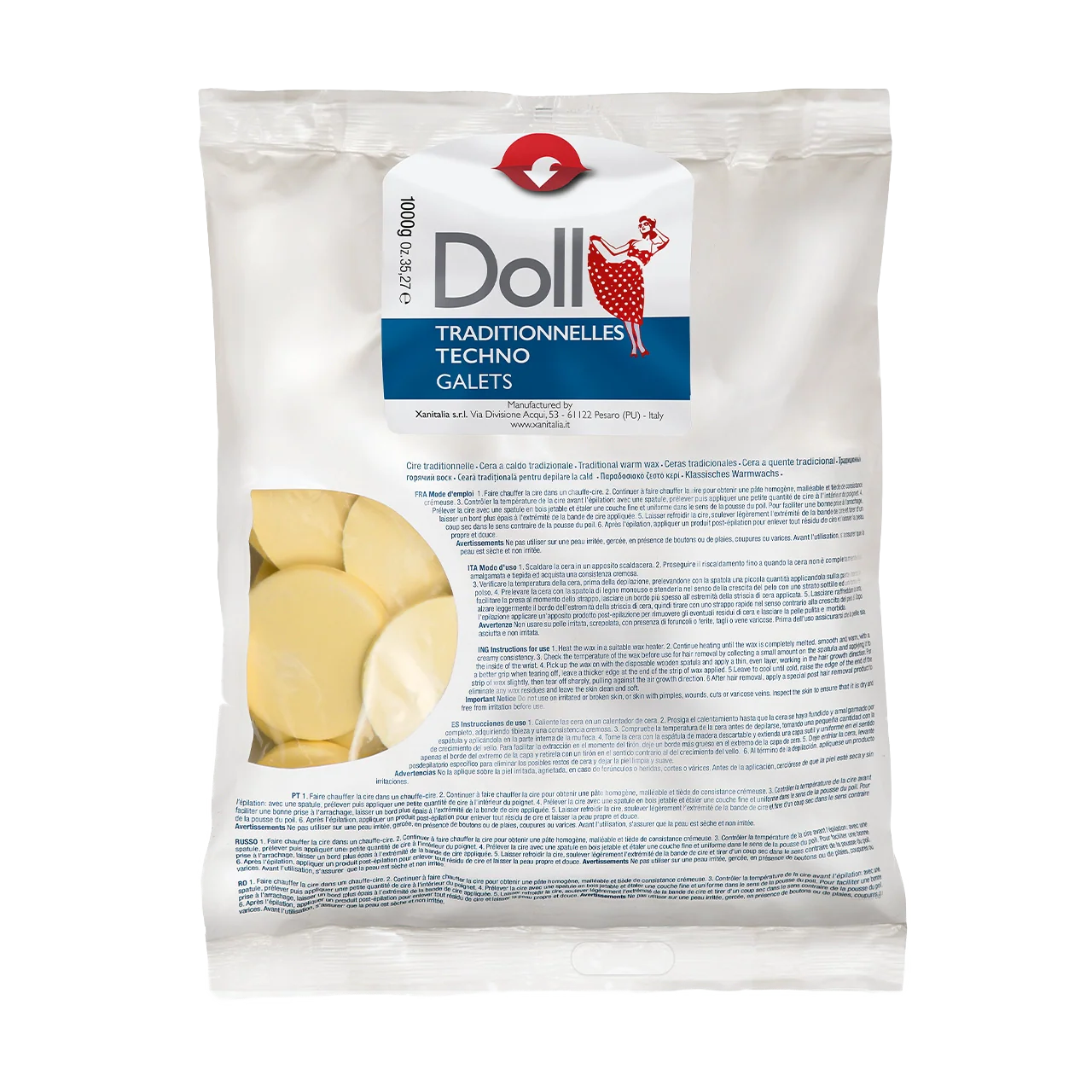 Argan Non-Strip Wax Galets 1kg