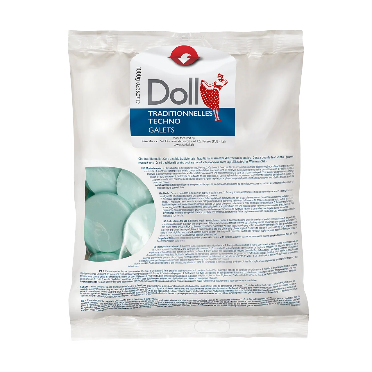 Aloe vera Non-Strip Wax Galets 1kg