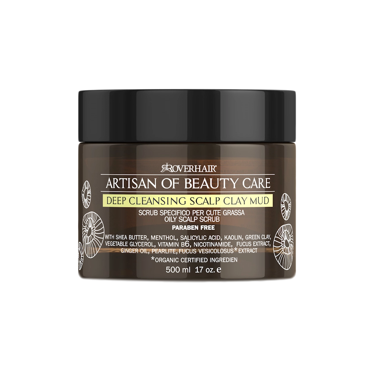 Roverhair Artisan of Beauty Care Deep Cleansing Scalp Clay Mud 500ml