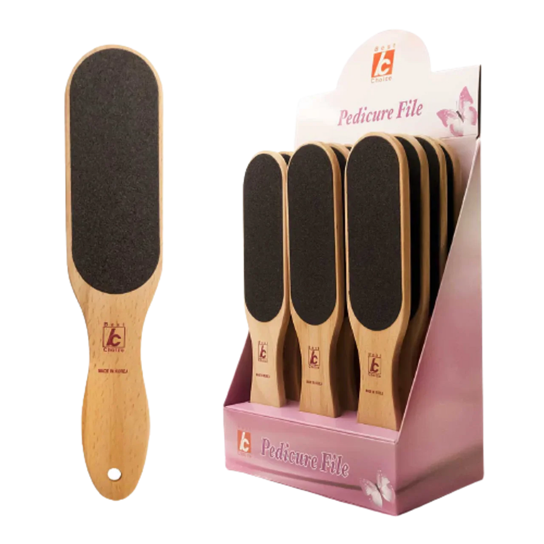 Big Wooden Handle Foot File