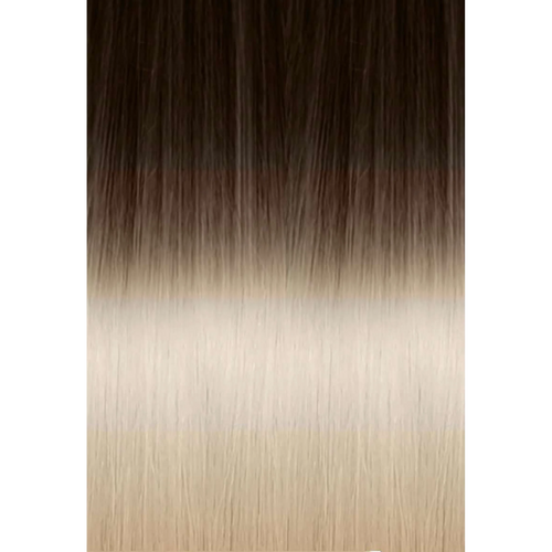 Tape-in Classic Hair Extension 6 Strands Ombre 4/1001 Brown/Platinum Blonde 50/55CM 15GR