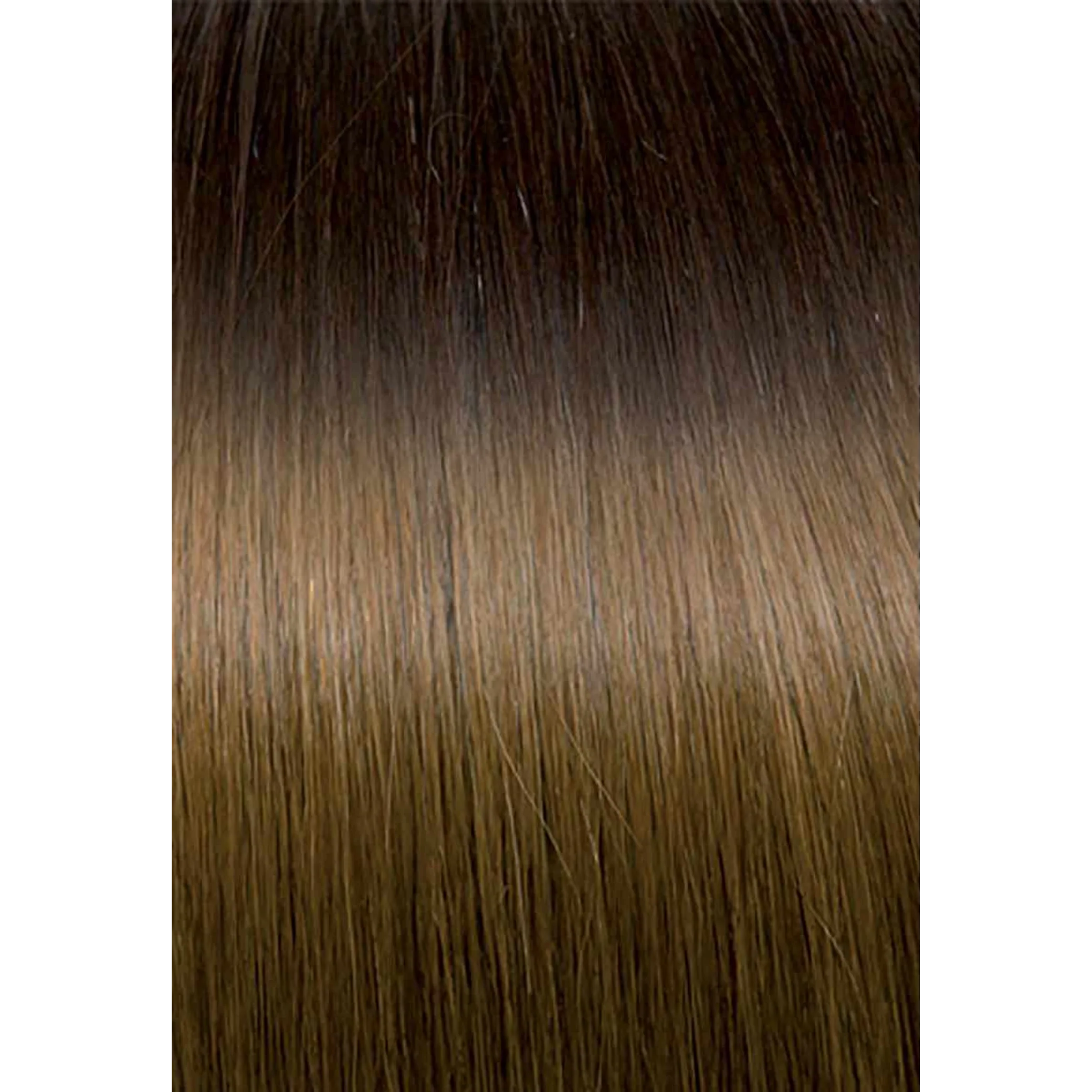 Tape-in Russian Hair Extension 6 PCS Ombre 4/14 Brown/Light Golden Blonde Copper 55CM