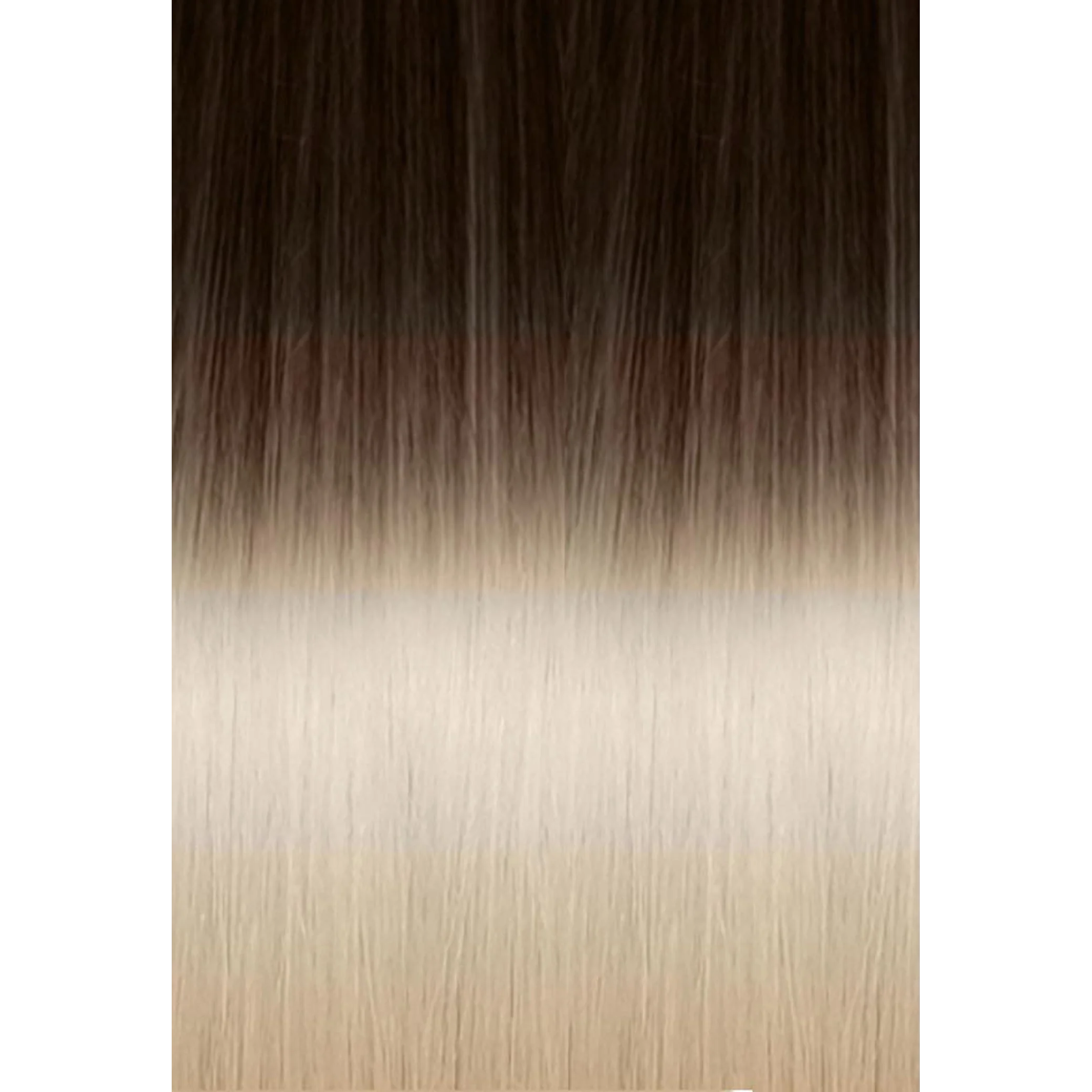 Tape-in Russian Hair Extension 6 PCS Ombre 4/1001 Brown/Platinum Blonde 55CM