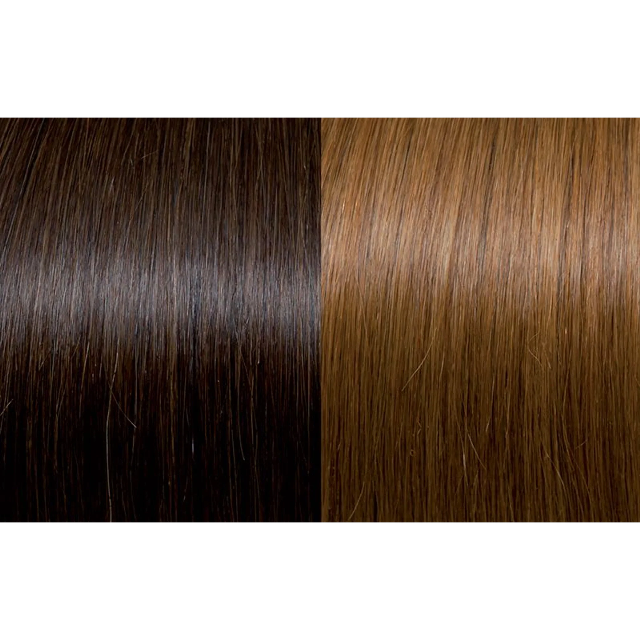 Keratin Fusion Classic Hair Extension 25 Strands Meches 6/27 Light Brown/Tobacco Blonde 60/65CM 25GR