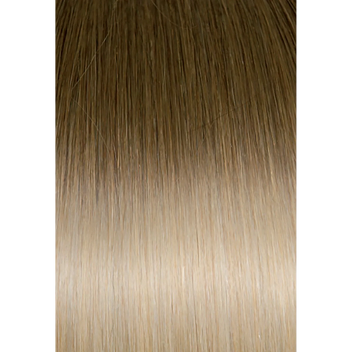 Keratin Fusion Classic Hair Extension 25 Strands Ombre 10/20 Dark Blonde Ash/Ultra Light Blonde 50/55CM 20GR