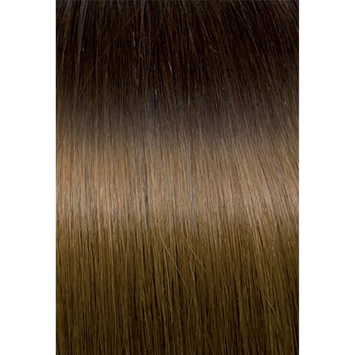 Keratin Fusion Russian Hair Extension 20PCS Ombre 4/14 Brown/Light Golden Blonde Copper 55CM