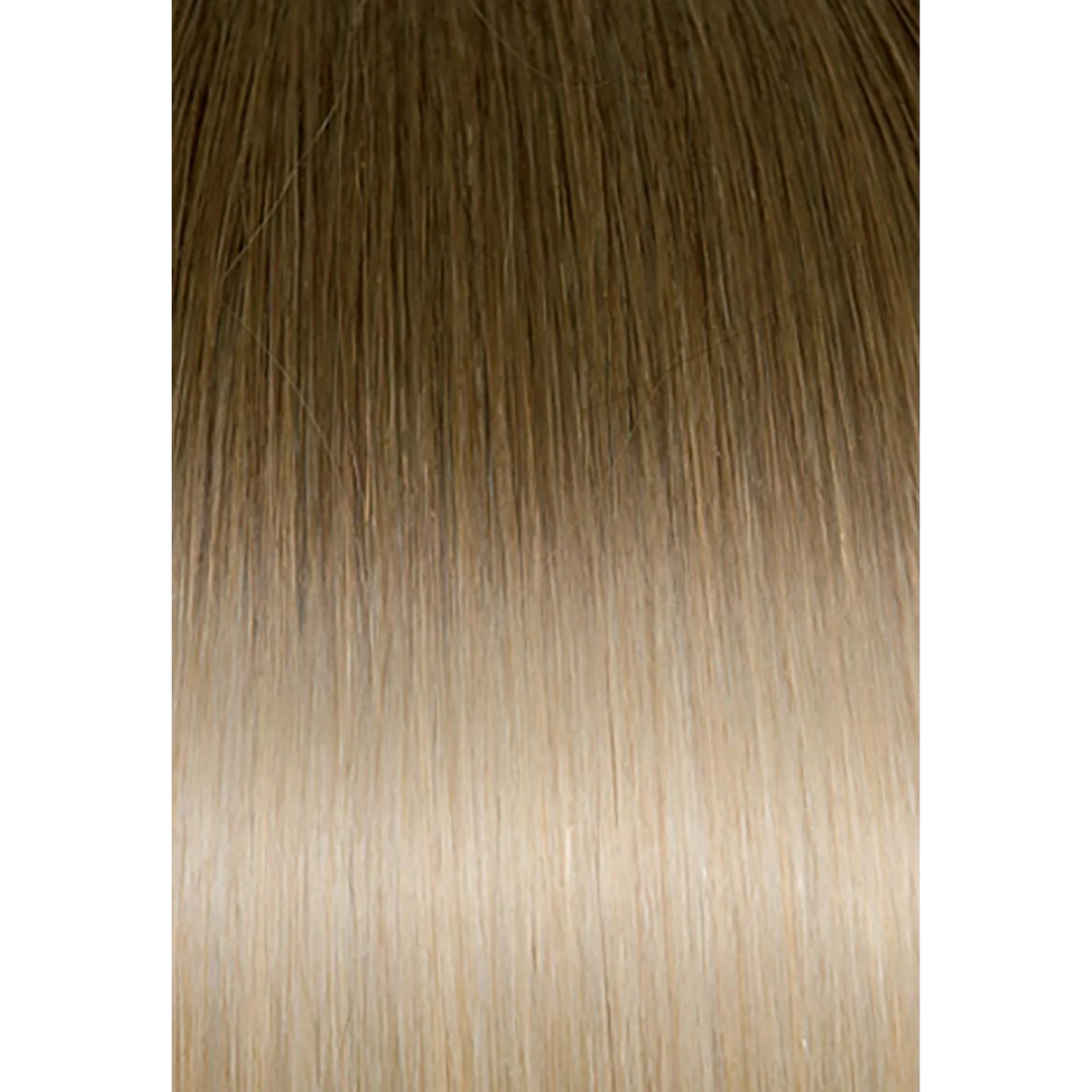 Keratin Fusion Russian Hair Extension 20PCS Ombre 10/20 Dark Blonde ash/Ultra Light Blonde 55CM