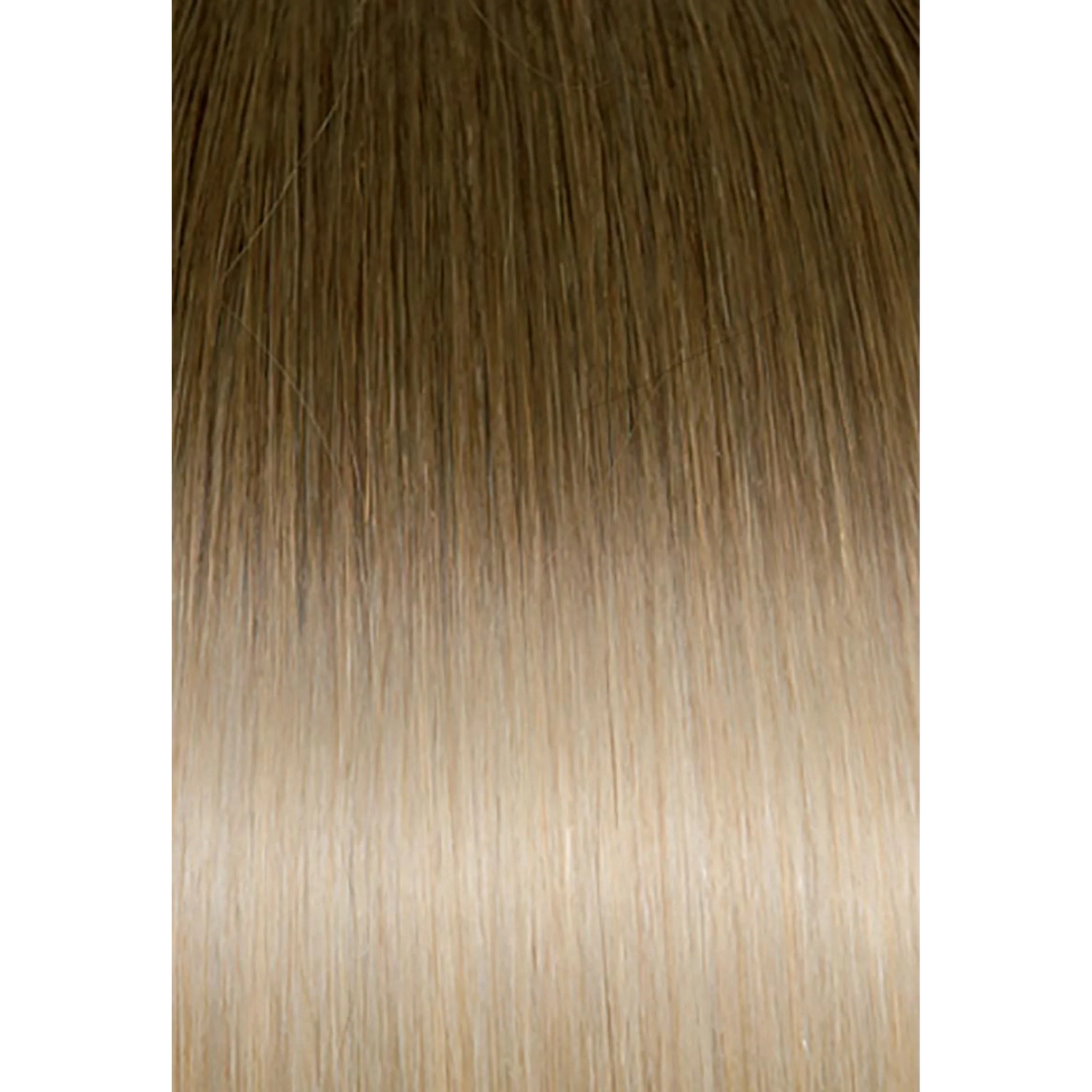 Keratin Fusion Russian Hair Extension 20PCS Ombre 10/20 Dark Blonde ash/Ultra Light Blonde 55CM