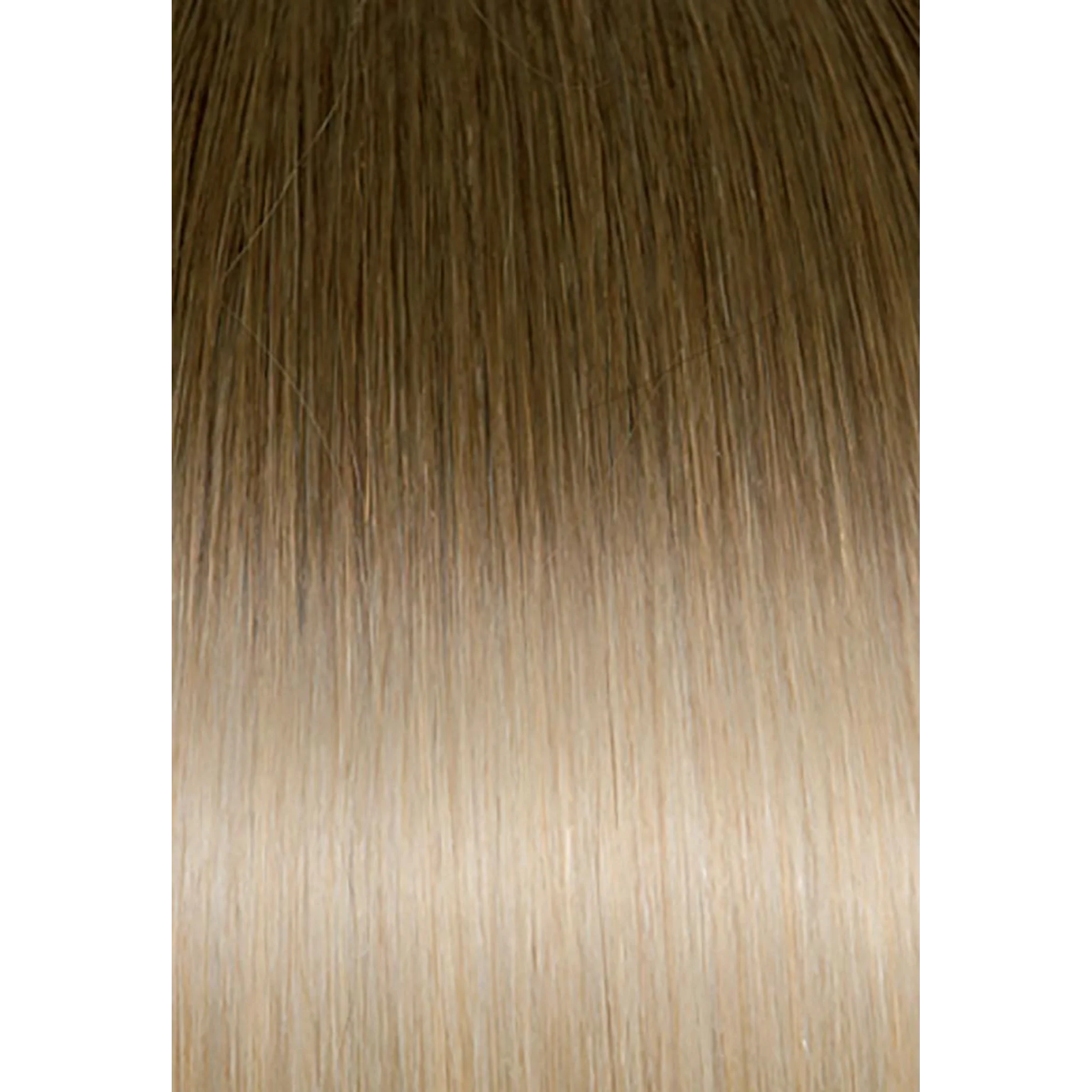 Keratin Fusion Russian Hair Extension 20PCS Ombre 10/20 Dark Blonde ash/Ultra Light Blonde 55CM