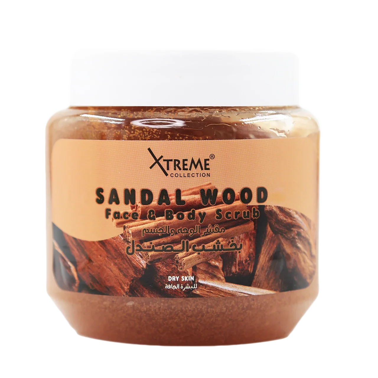 Xtreme Collection Sandal Wood Face & Body Scrub 500ml