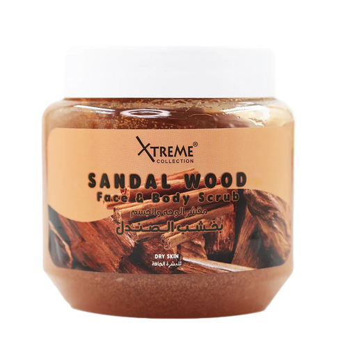 Xtreme Collection Sandal Wood Face & Body Scrub 500ml