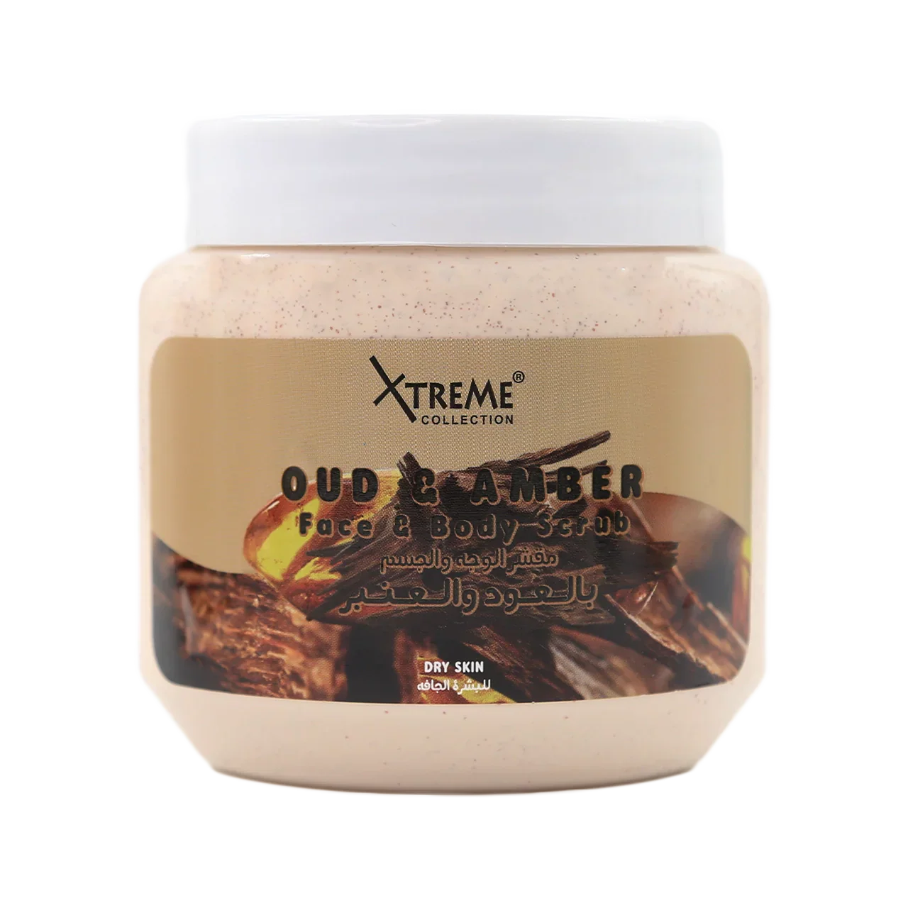 Xtreme Collection Oud & Amber Face & Body Scrub 500ml