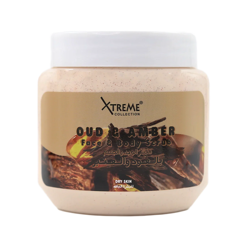 Xtreme Collection Oud & Amber Face & Body Scrub 500ml