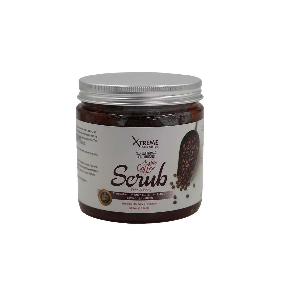 Skin Lightening &amp; Age Revitalizing  Arabic Coffee Face &amp; Body Scrub 500ml