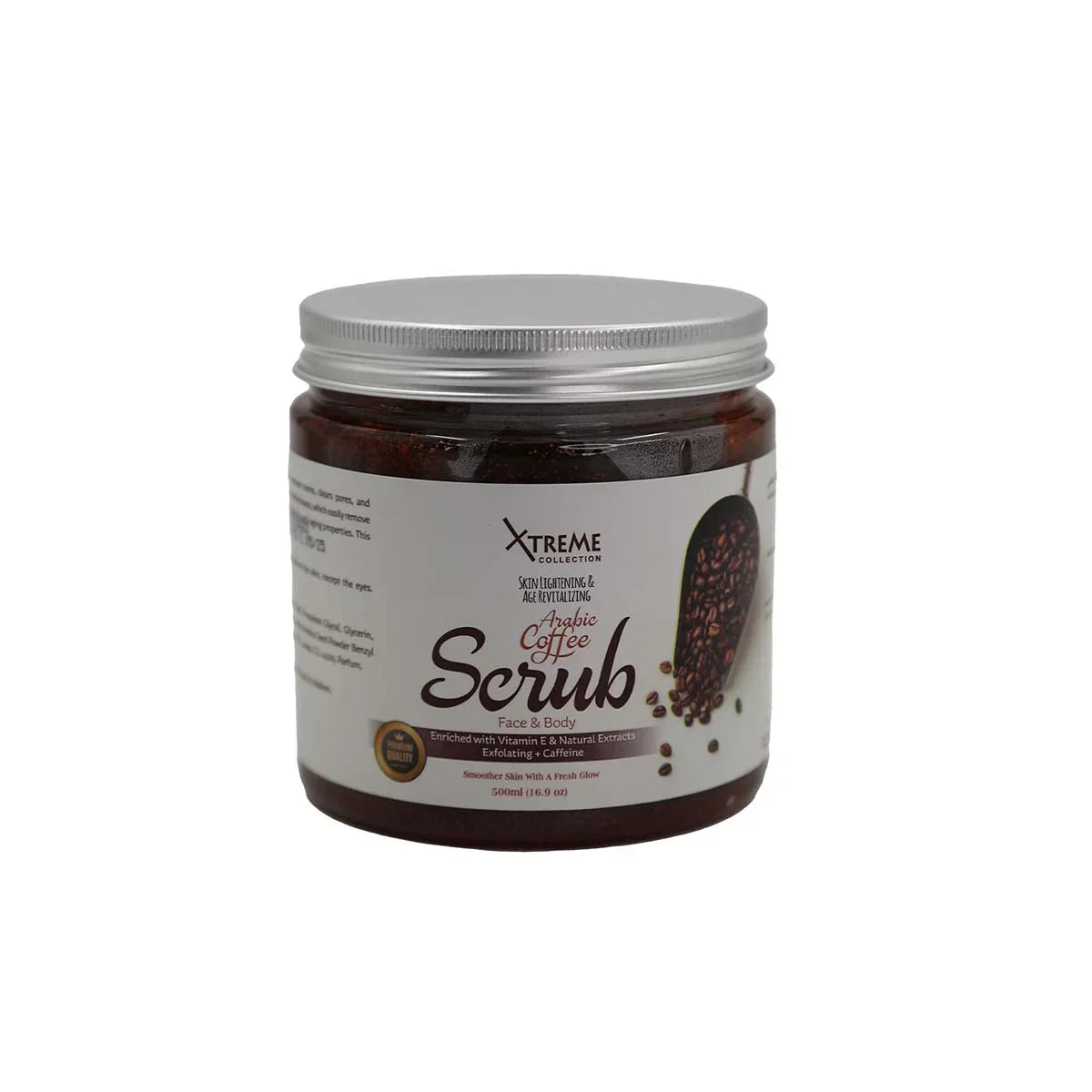 Xtreme Collection Skin Lightening & Age Revitalizing  Arabic Coffee Face & Body Scrub 500ml