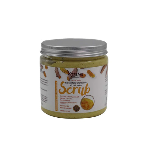 Xtreme Collection Exfoliating Turmeric Face & Body Scrub 500ml