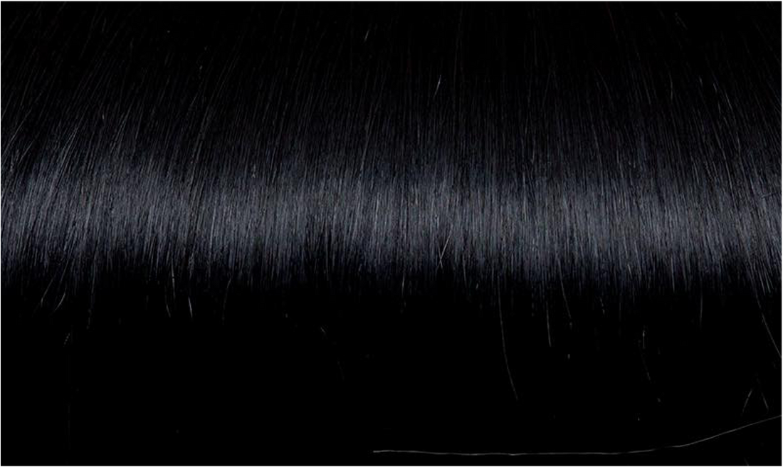 Tape-in Russian Hair Extension 6 PCS 1B Black 55CM